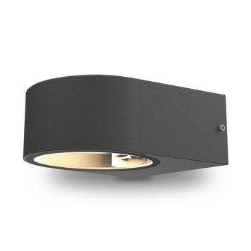 Накладний фасадний світильник Ardero DH0120ARD під GX53 IP54 чорний 80423