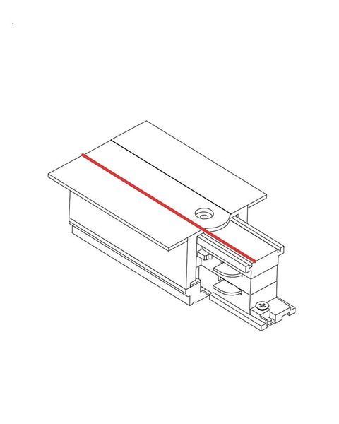 Соединитель концевой для трека Nowodvorski Ctls Recessed 3ф, черный 8690
