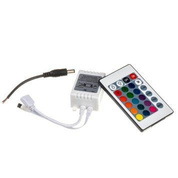Контролер LED світлодіодний RGB 12А-144W (IR 24 кнопки) 1009325