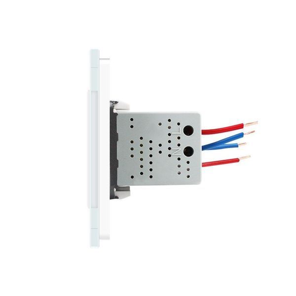 Розетка двойная USB с блоком питания Livolo стекло серый VL-C792U-15