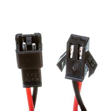 Комплект коннекторов соединителей для cветодиодной ленты папа+мама 12V 2pin черный с зажимом 1016320