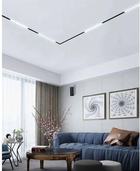 Магнитный трековый светильник Kloodi KDMG-LINE600 PC 24W 4000K линейный черный KDMG-LINE600 PC 24W 4K BK
