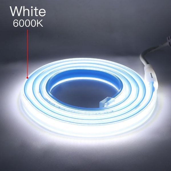 COB LED-стрічка Prolum 220V, 280, IP67, 12 мм, серія S, Білий (5500-6000K) 361006