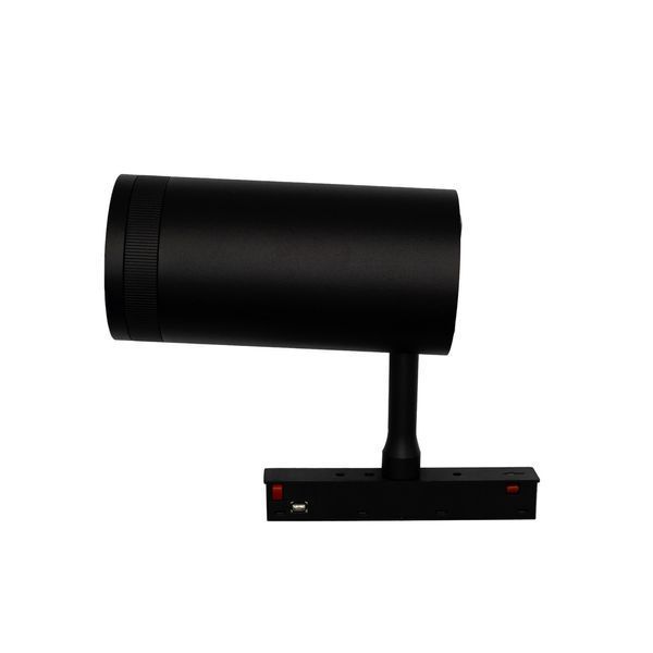 Магнітний трековий світильник Prolum M20 TR 20W 4000К DC48V чорний білий 741045