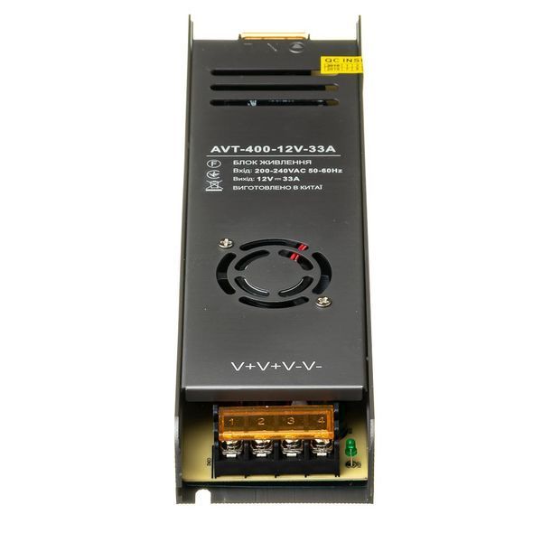 Блок питания для светодиодных лент LED 12V 33.3А 400W IP20 AVT 1019870