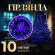 Гірлянда-нитка 10м, чорний провід, синій TLD-M200LEDBL &ndash; фото 1