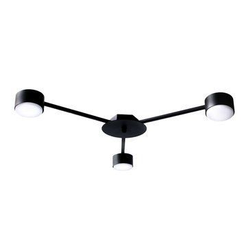 Люстра MSK Electric Copter NL 8040-3 стельова, GX53, чорна 618596
