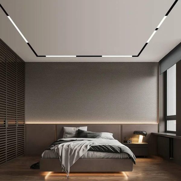 Магнитный трековый светильник Kloodi KDMG-LINE600 PC 24W 3000K линейный черный KDMG-LINE600 PC 24W 3K BK
