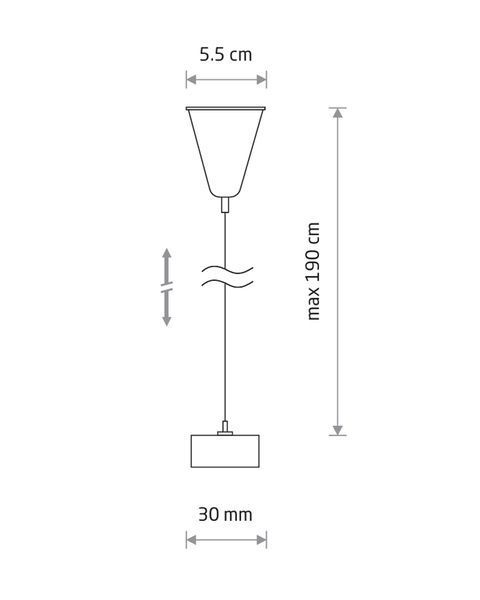 Подвес для трека Nowodvorski Ctls Suspension 3ф 190см, белый 8696