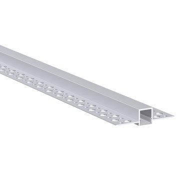 LED профиль под шпаклевку алюминиевый с матовым рассеивателем PC KLOODI KLP1010TR_3, 3М KLP1010TR_3