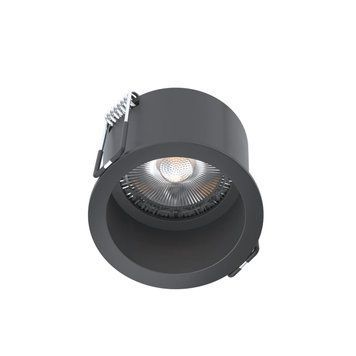 Врізний точковий світильник KLOODI KD-SMILE GU10 круг чорний IP20 KD-SMILE R68 BK