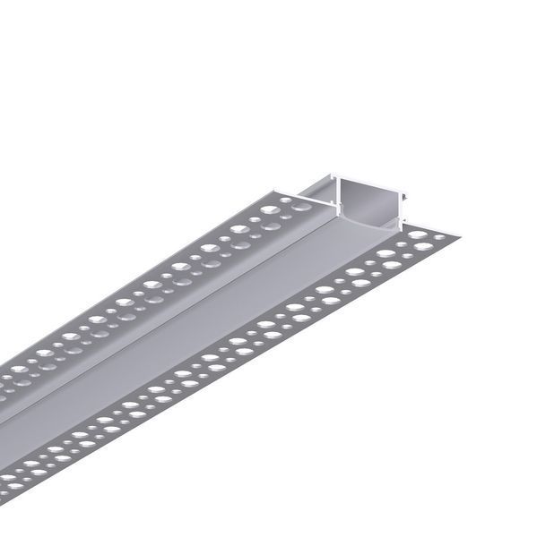 LED профиль врезной под шпаклевку алюминиевый с рассеивателем PC KLOODI KLP2110TR 3, 3М KLP2110TR_3