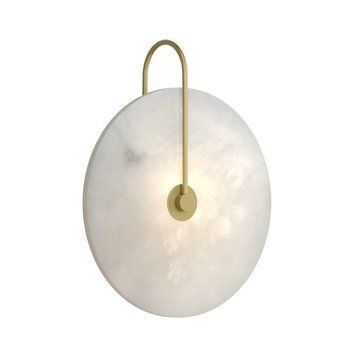 Настенный светильник KLOODI LED Мраморный DECO WA-IRIS 250 3W 3000K золото WA-IRIS 250 3K GD