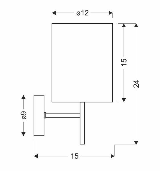 Настенное бра 21-45386 YAN Candellux 21-45386