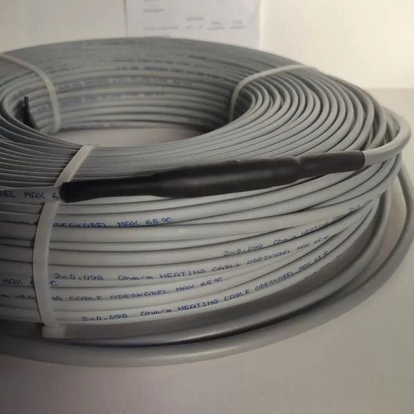 Двухжильный нагревательный тонкий кабель GrayHot универсальный 571Вт 38м 55010285