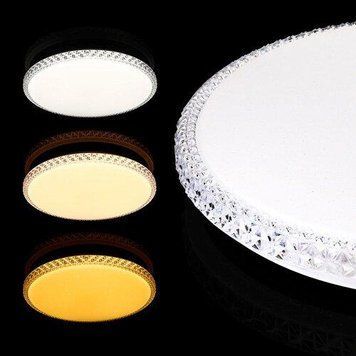 Люстра с пультом светодиодная Biom SMART SML-R08-80/2 3000-6000K 80W потолочный 00-00017807
