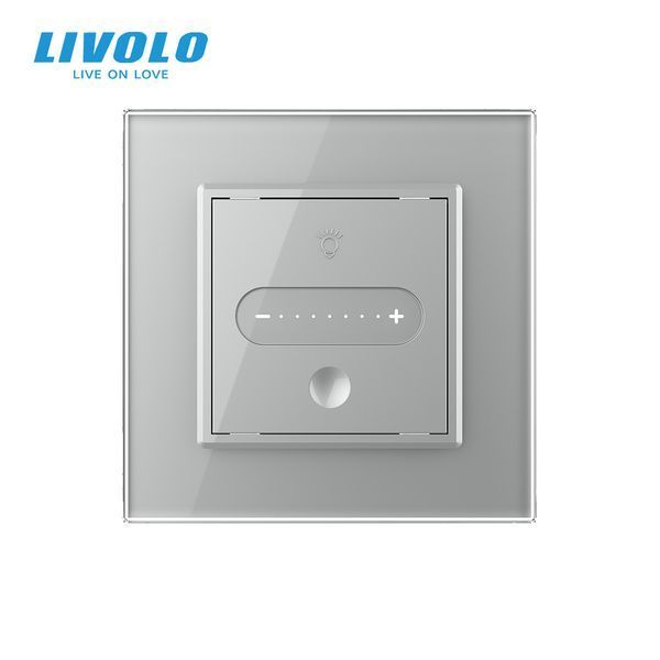 Розумний сенсорний димер слайдер ZigBee Livolo сірий VL-C7FC1DZ-2IP