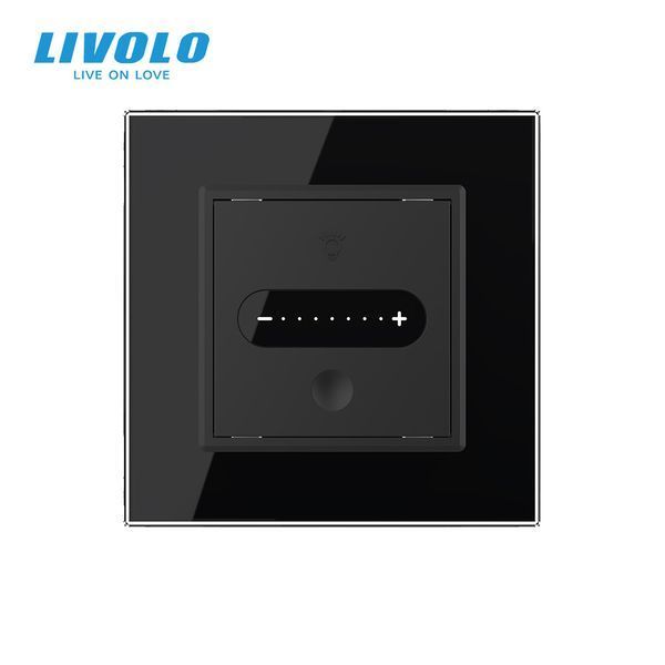 Розумний сенсорний димер слайдер ZigBee Livolo чорний VL-C7FC1DZ-2BP