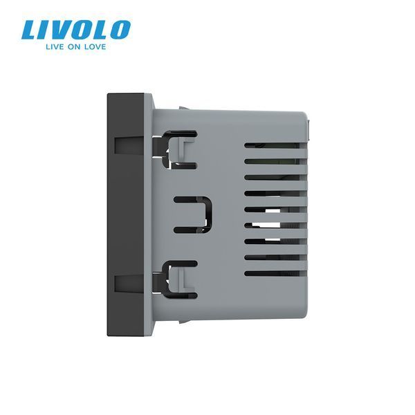 Модуль управления кондиционером Livolo черный VL-FCA-2BPS72
