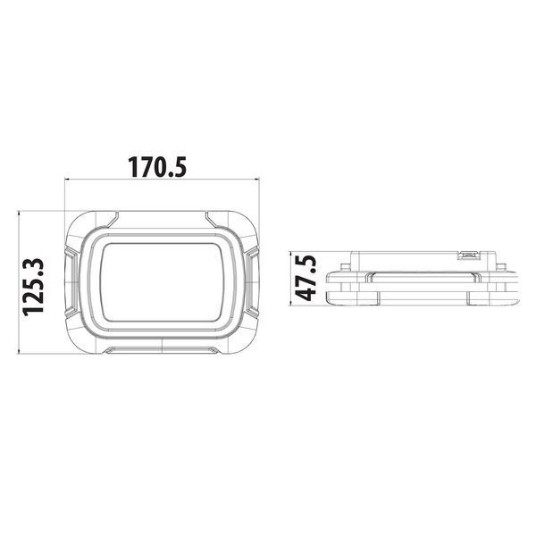 Светодиодный аккумуляторный прожектор "PANDA-10" 10W IP65 черный 068-023-0010-010