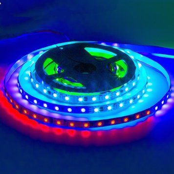 Світлодіодна стрічка адресна LED AVT 12V smd5050 TM1903 14.4W/m 60LED/m IP20 1017955