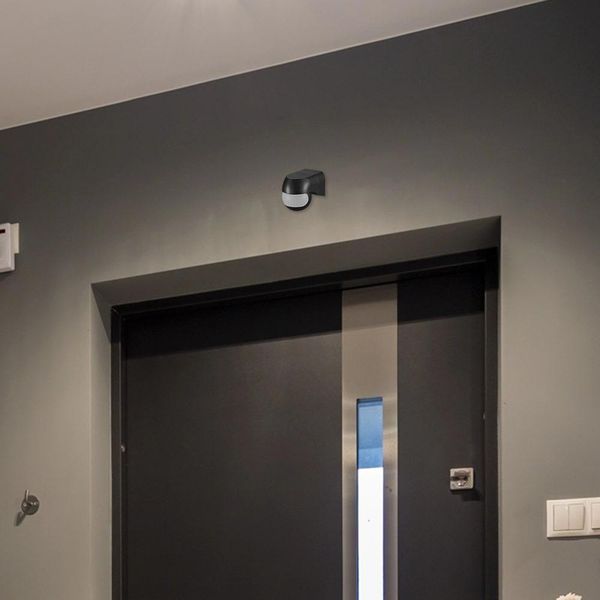 Датчик руху ІЧ Ardero SEN54ARD 230В 800Вт 180&deg; IP44 накладний чорний 80349